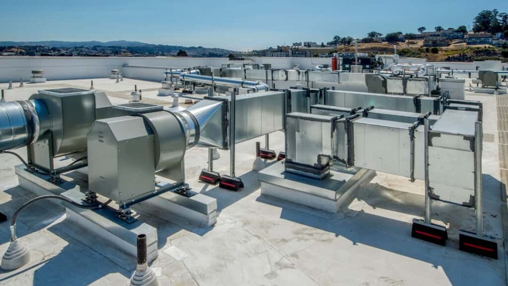 HVac System on roof